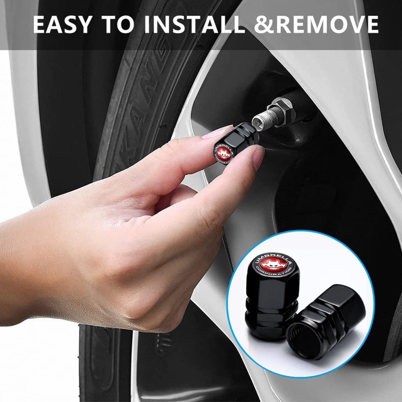 4 Uds. De cobre añadir al tacto del estilo al coche con estos tapas de válvulas personalizables, tapa de válvula de neumático, tapas de válvulas de neumáticos, accesorios para coche