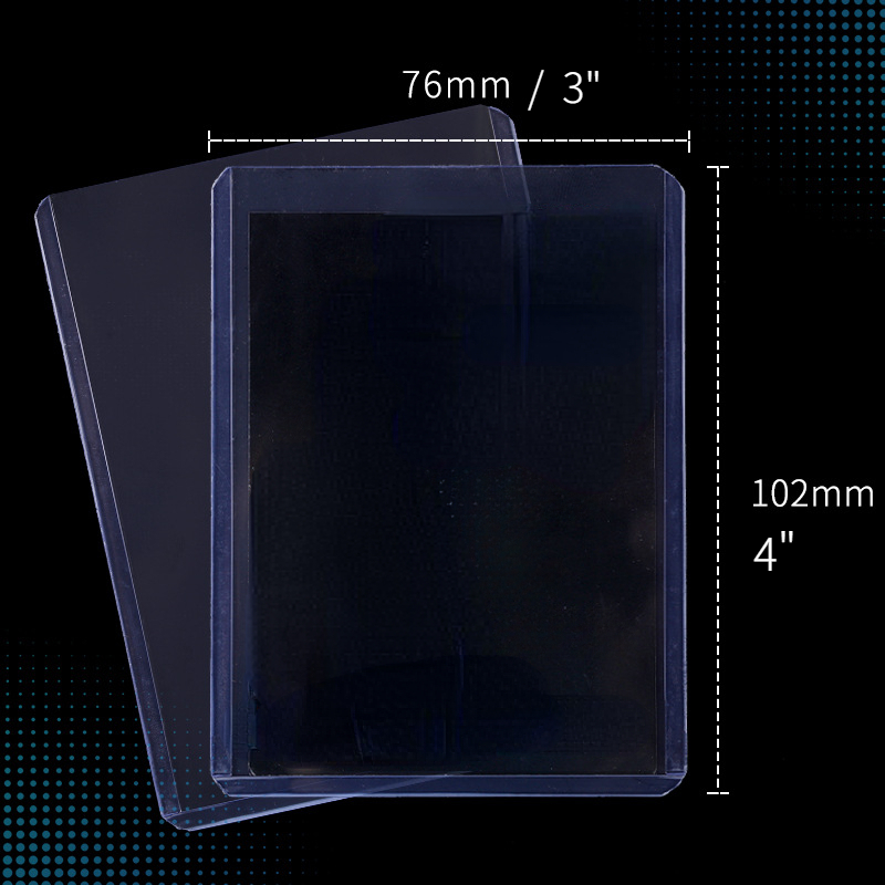 25pcs TOP Loaders Trading Card 35pt 3 "X 4" แข็งกีฬาการ์ด Protector Hard แขน Toploader สําหรับ MTGYugioh การ์ดเบสบอล