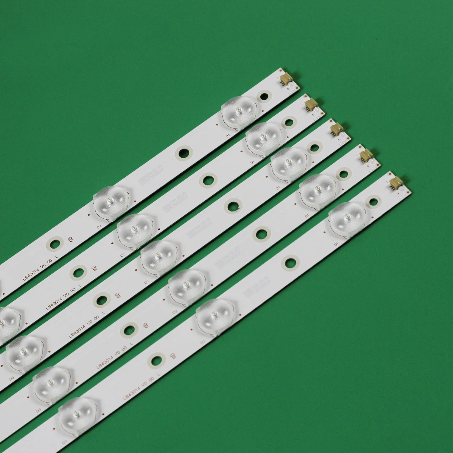 Neue 5 teile/satz LED streifen für 43 "TV 43PUS6551 43PUS6401 12 43PUT6400 43PFK6540 43PFK6560 TPT430H3 DQYSHA G GJ 2K16 430 D512 V4