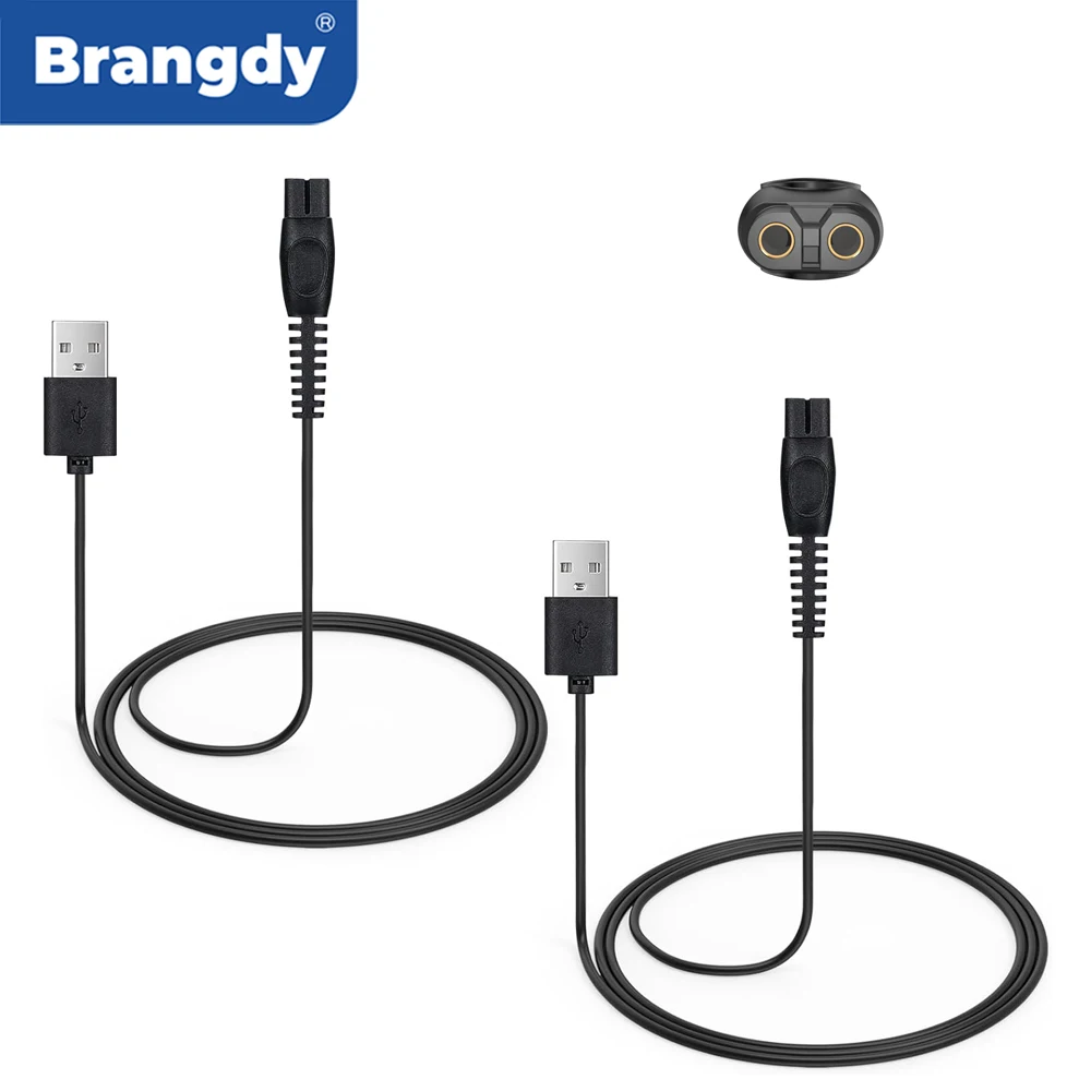 Brangdy Cavo di ricarica USB da 5 V compatibile con Philips Norelco One Blade QP2724 QP2834 QP1424 QP1324 QP1924 QP4631 Rasoio elettrico
