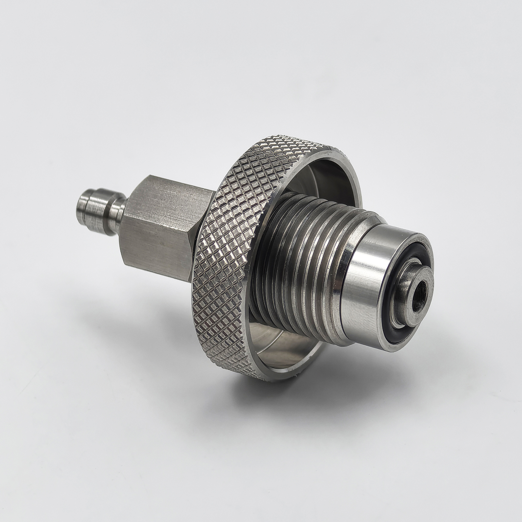 HPA HP エアフィルステーションリフィルステンレス鋼 300Bar Din バルブ 8 ミリメートルクイックディスコネクト G5/8-14 オスプラグダイビング