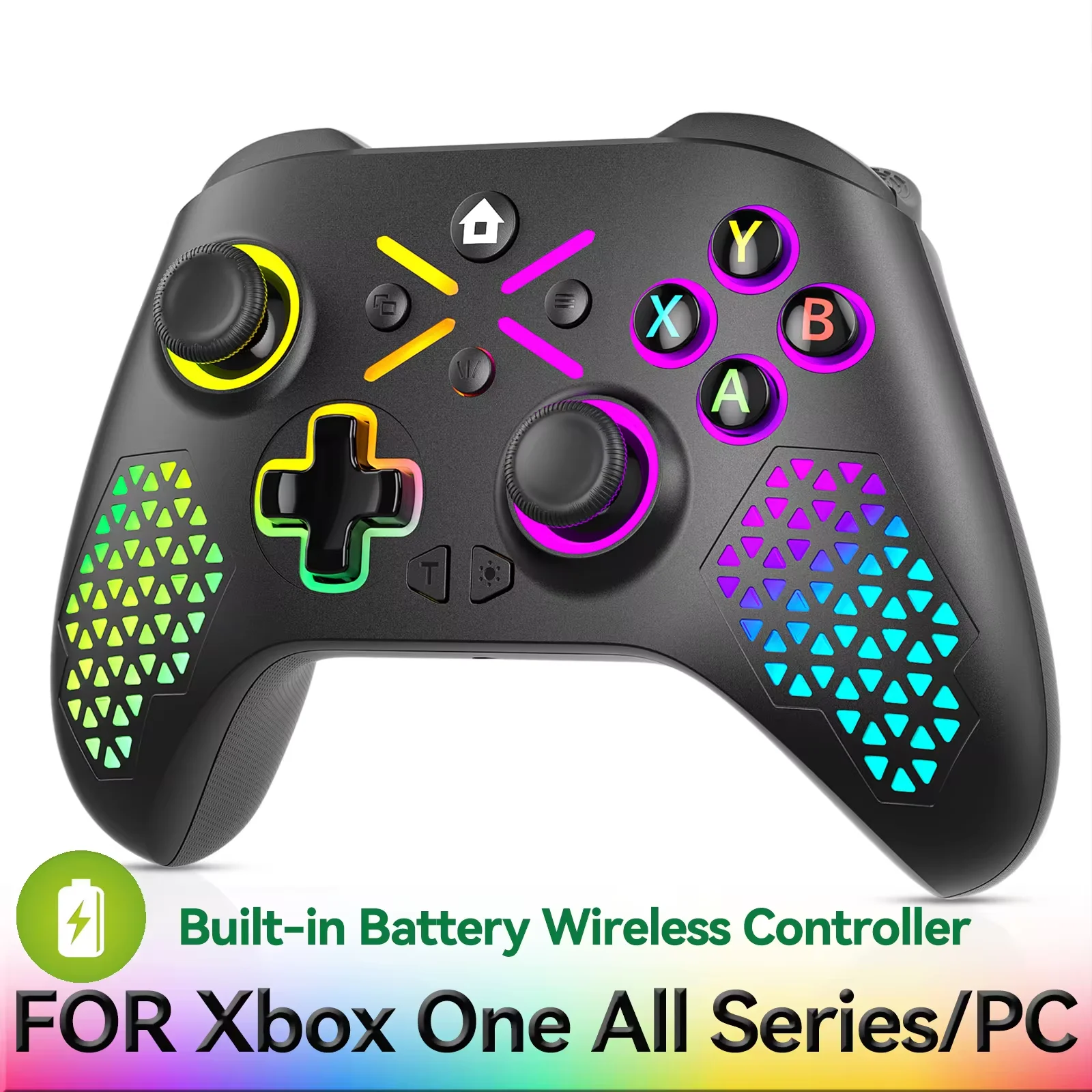 Mando inalámbrico para Xbox One, Xbox Seris S, consola Xbox Series X Win 7 8 10 Dual Vibra con controlador de juego giroscopio de seis ejes