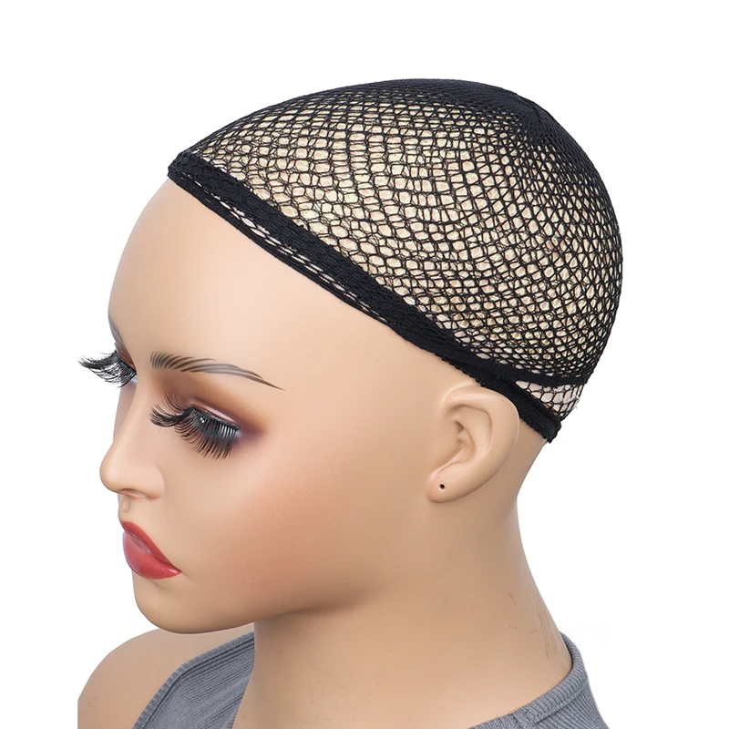 Black Closed-End Wig Base Cap - Multi-Purpose, Festival Costume Woven Liner Universal Wig Base Caps