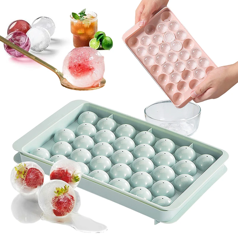 33 molde de PP para Hockey sobre hielo, bola de whisky congelada, bandeja para cubitos de hielo, caja para hacer piruletas, regalos, accesorios de herramientas de cocina