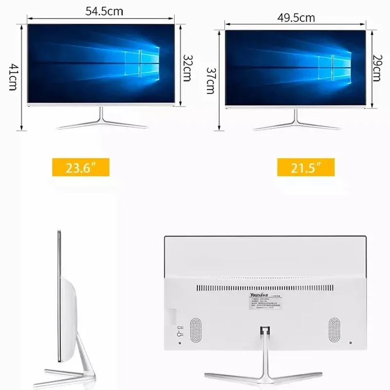 Wholesale 21.5inch 23.8inch  all in one PC mini pc i3 i5 i7 desktop computer hardware monoblock all in one computer