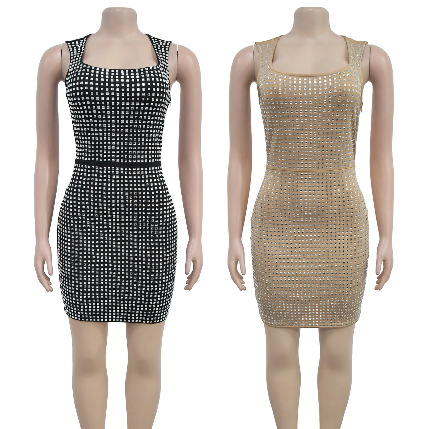 Vestido de diamantes de imitación para mujer, exquisito vestido de fiesta elegante para Navidad y cumpleaños, vestidos de noche formales para mujer Xiny551