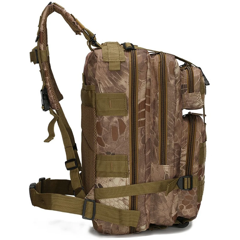 30L 軍事戦術バッグアウトドアスポーツ登山バッグオックスフォード防水迷彩 3p バックパックキャンプ旅行 11 色