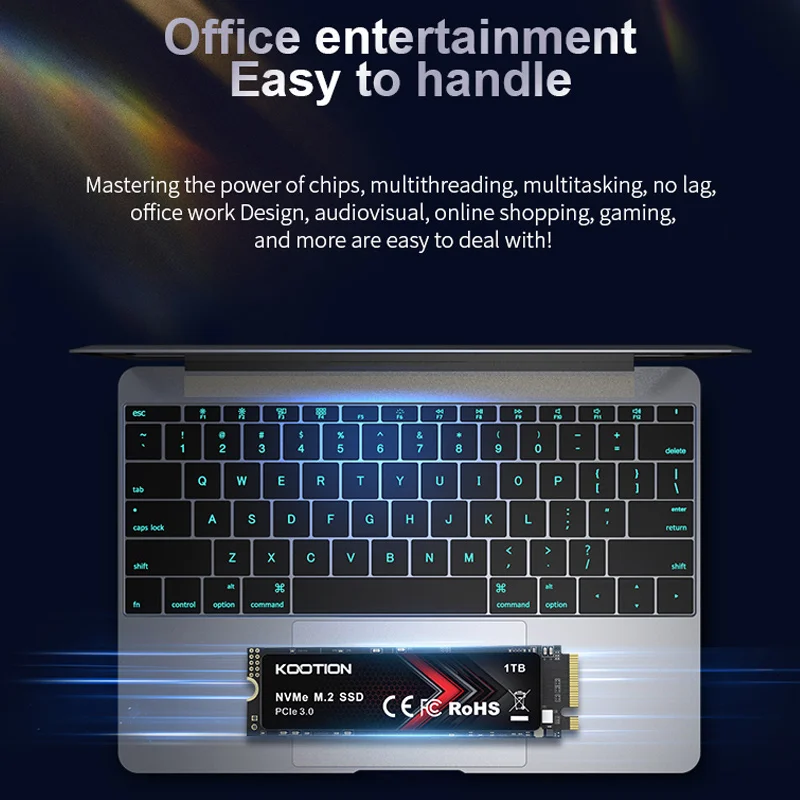 KOOTION X15Lite SSD NVMe M2 1 TB 512 GB 256 GB Nvme M2 SSD M.2 2280 PCIe 3,0 x 4 interne Solid State Drives Disk für Laptop Desktop