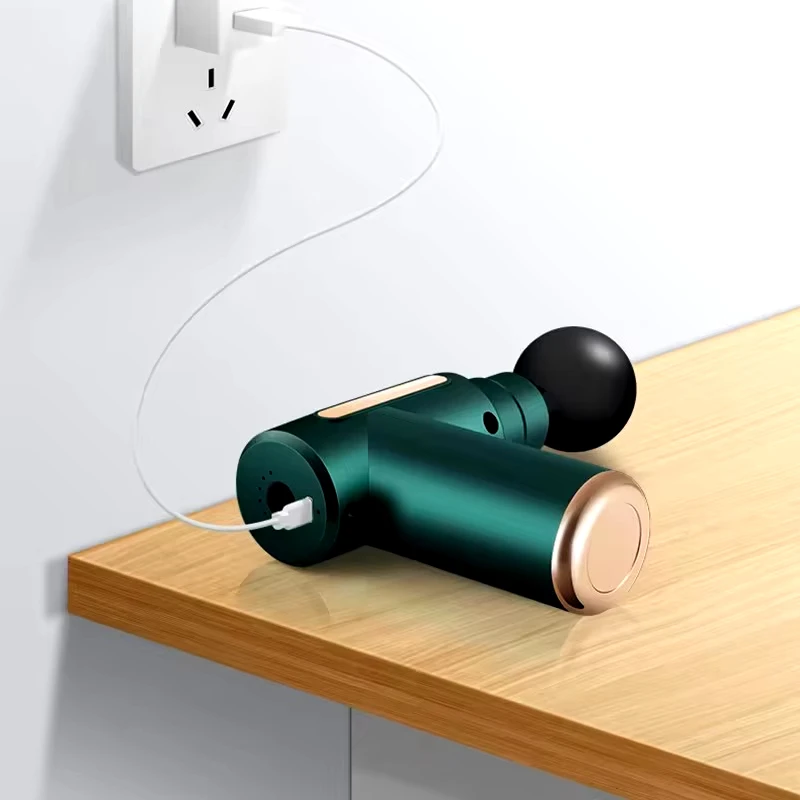 Draagbare knop Fascia Gun Deep Tissue Massage Mini Lichtgewicht en verstelbare snelheidsmassageapparatuur Geschikt voor het lichaam