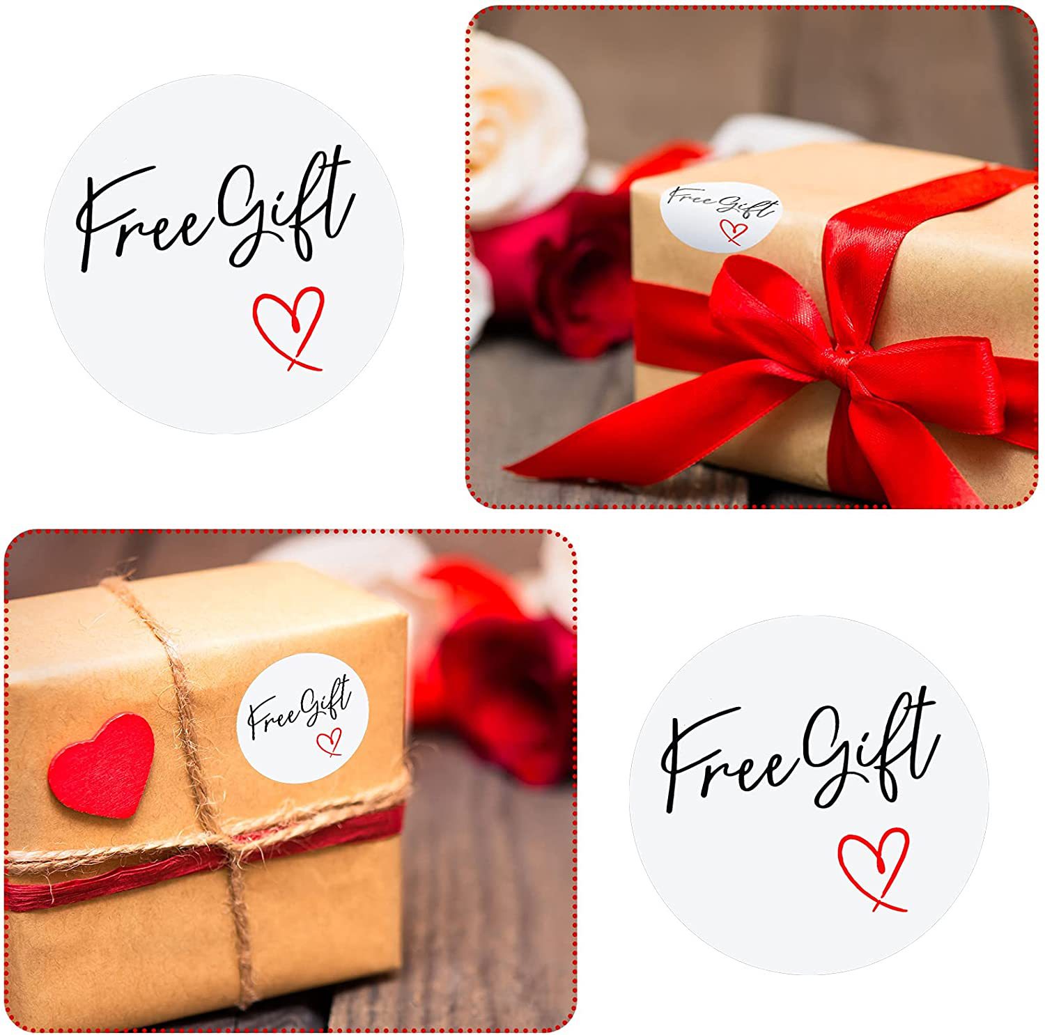 100-500 ชิ้นฟรีของขวัญตัวอักษรป้ายสติกเกอร์อุปกรณ์เครื่องเขียนสีชมพูขอบคุณสติกเกอร์สําหรับขนาดเล็กธุรกิจแพคเกจการ์ด 1 นิ้ว