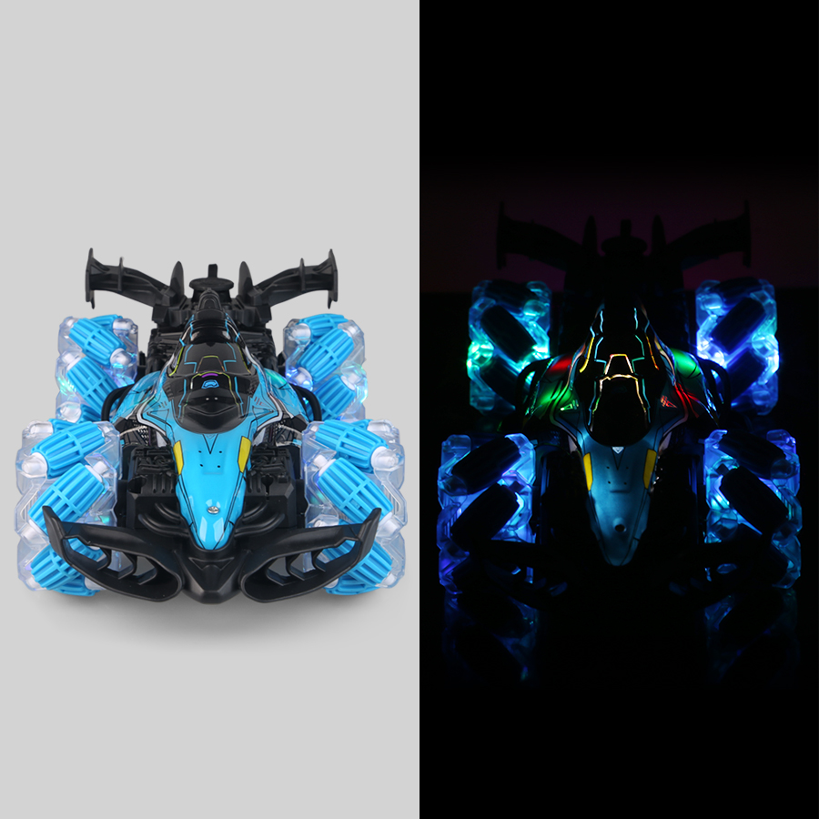 ไฟสีสันสเปรย์ Stunt Racing 4WD SHIFT 2.4G ไร้สายท่าทางเหนี่ยวนํา Racing Race รีโมทคอนโทรลของเล่นรถ