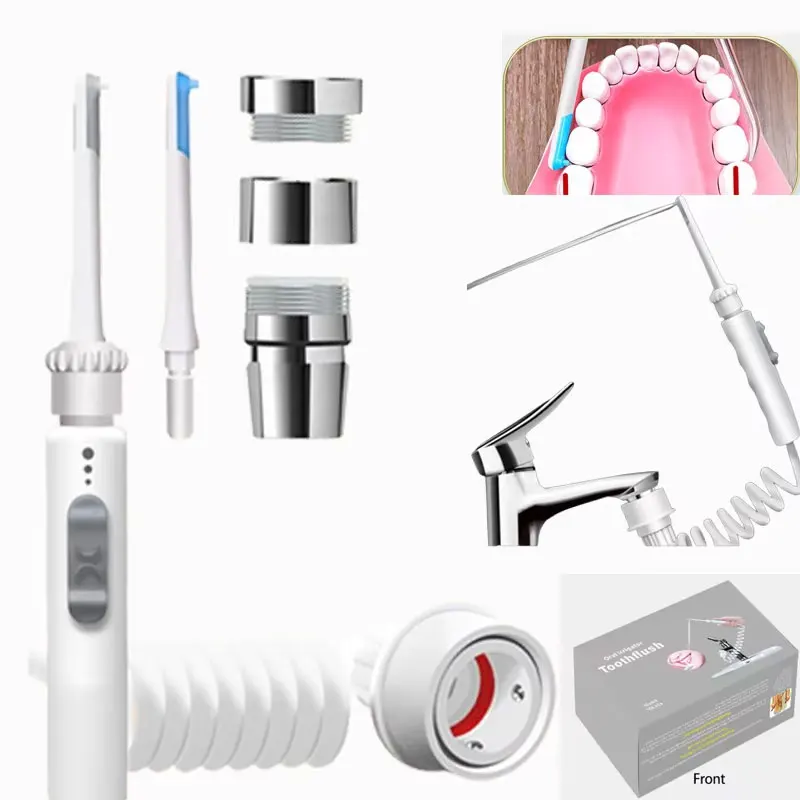 Nowa nić dentystyczna do wody kran irygator do jamy ustnej nić dentystyczna irygator dentystyczny Pick irygacja jamy ustnej maszyna do czyszczenia zębów
