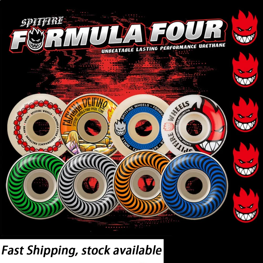 Roda de skate Spitfire original 58mm 52mm 101duro 53mm 54mm 56mm 99duro 80HD roda de skate para skate