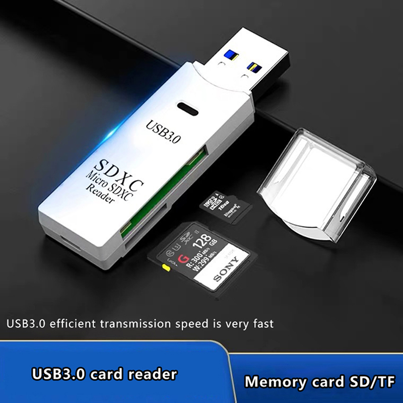 Устройство для чтения карт памяти 2 в 1, USB 3,0, Micro SD, TF