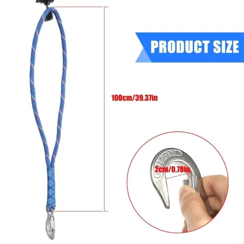 Dây võng Đu xoay Tệp 100cm Thích hợp cho cây ngoài trời và sân chơi được đặt với móc không gỉ
