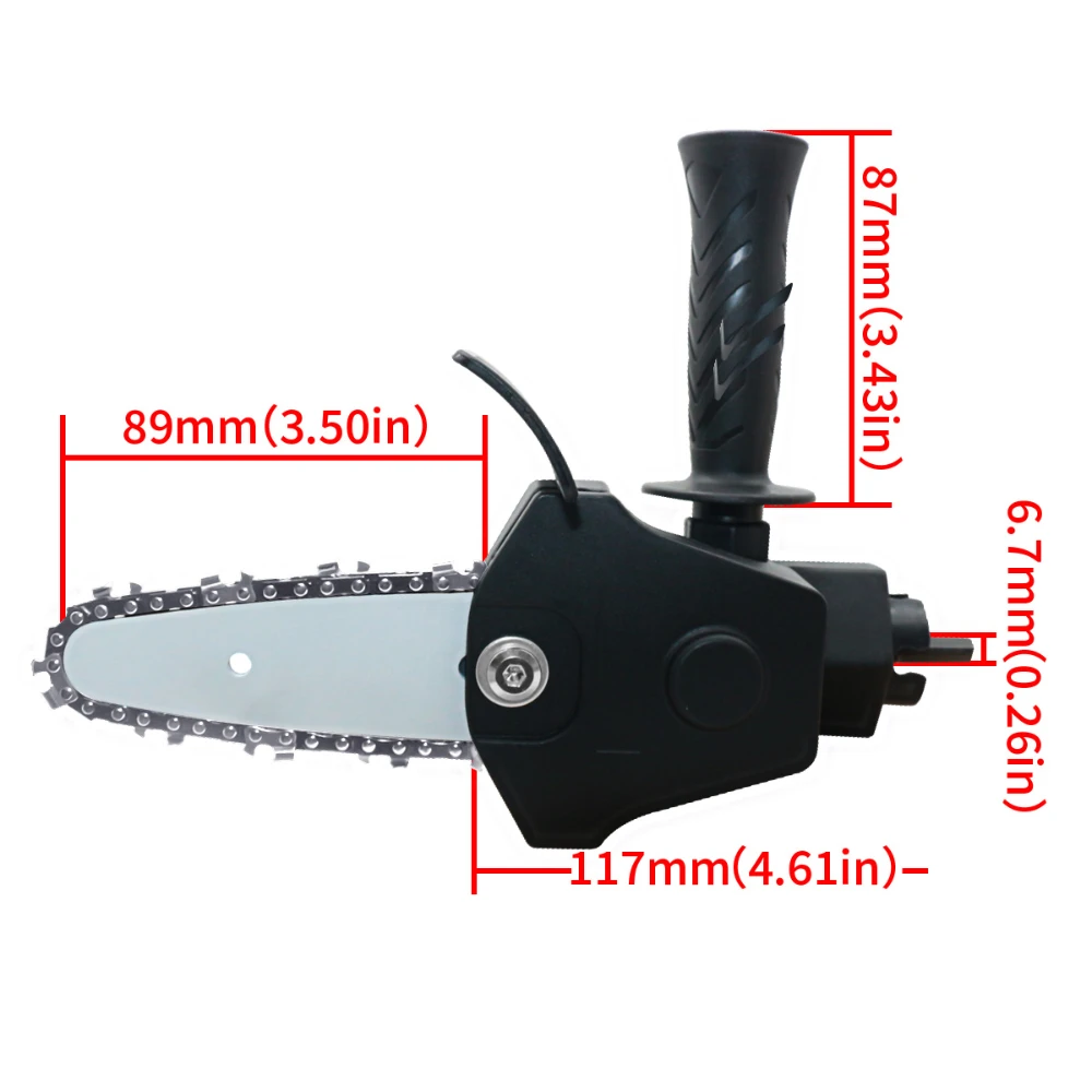 Scie à élaguer portable, perceuse électrique sans batterie, convertisseur en tronçonneuse électrique JOSaw 4 ", support rapide avec pièce de rechange