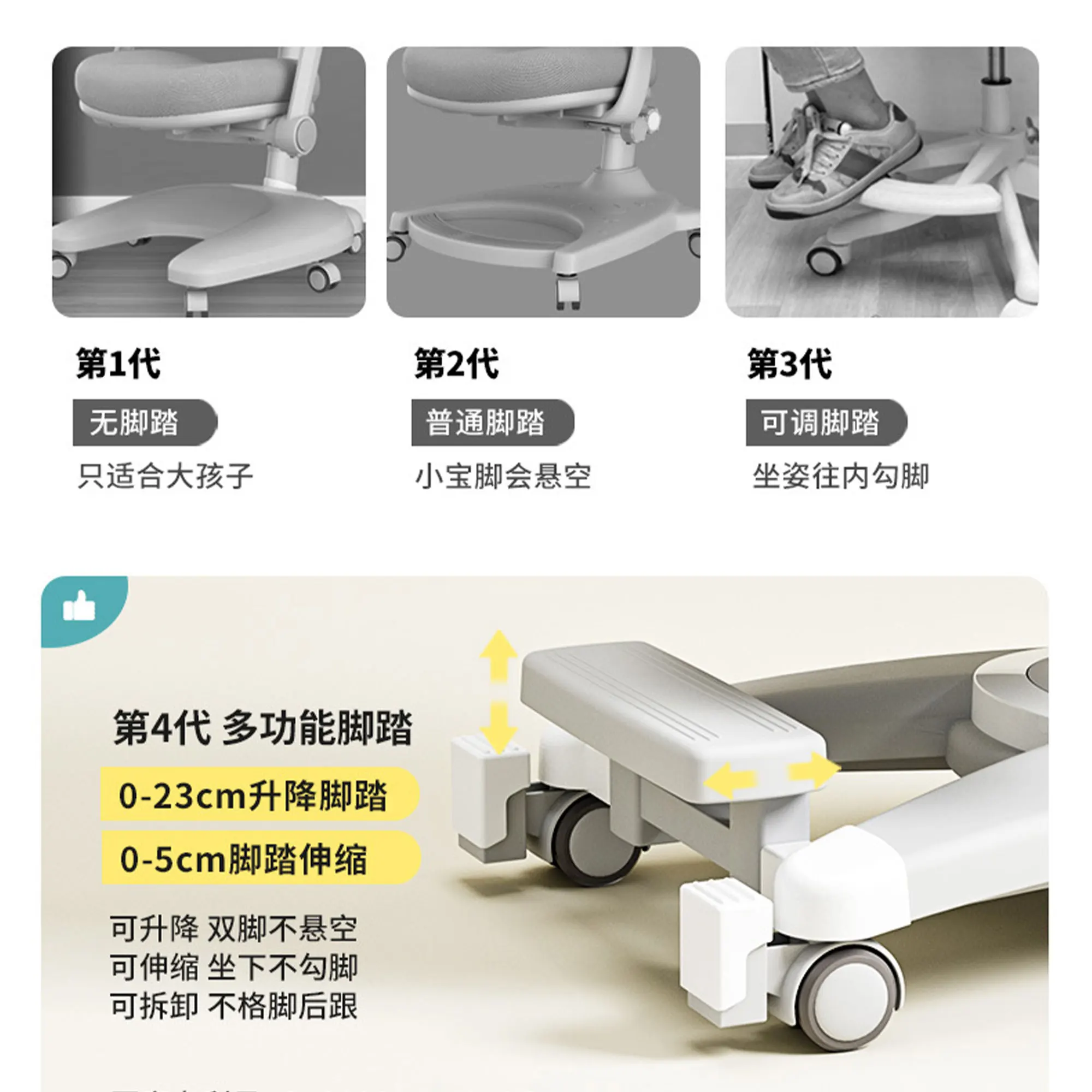 Стул детский Регулируемый для коррекции фигуры