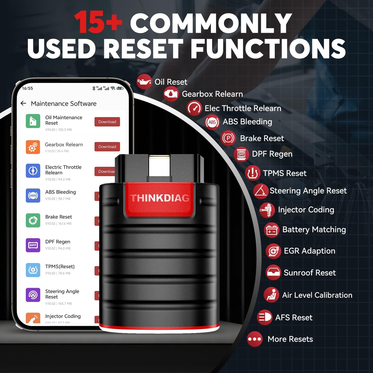 Thinkdiag Hot Version OBD2-Autodiagnosetools mit vollem System 16 Reset 1 Jahr kostenloser OBD2-Scanner PK X431 iDiag Easydiag 3.0
