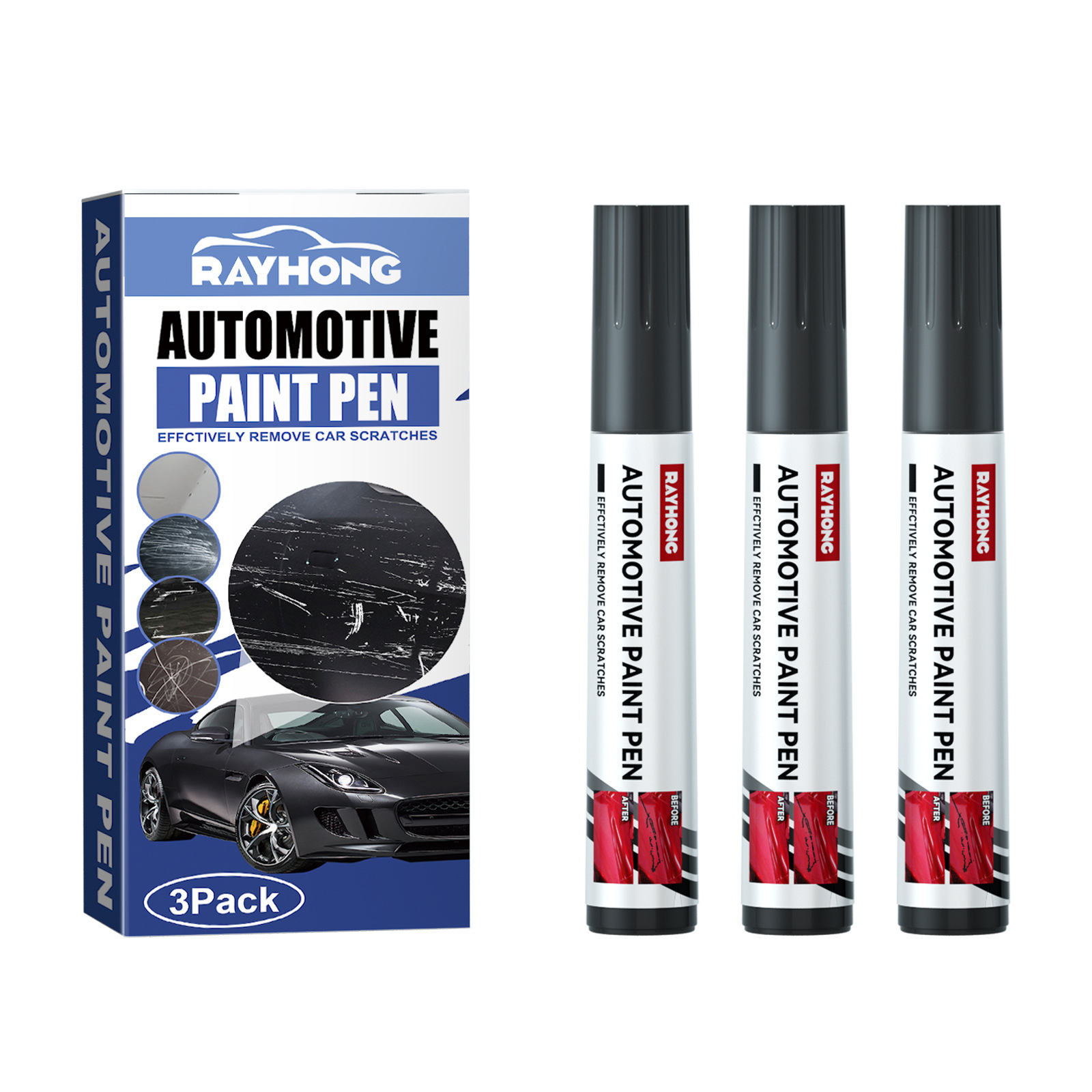 Car Refinish Pen, Paint Scratch Scratch Repair Repair Pen Traces Paint Repair Pen