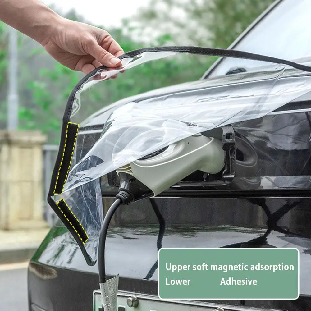 Ev Charger Plug Cover UniversalOutdoor Rainproof Protection Dustproof Coversfor New Energy Electric Vehicles Car Accessories
