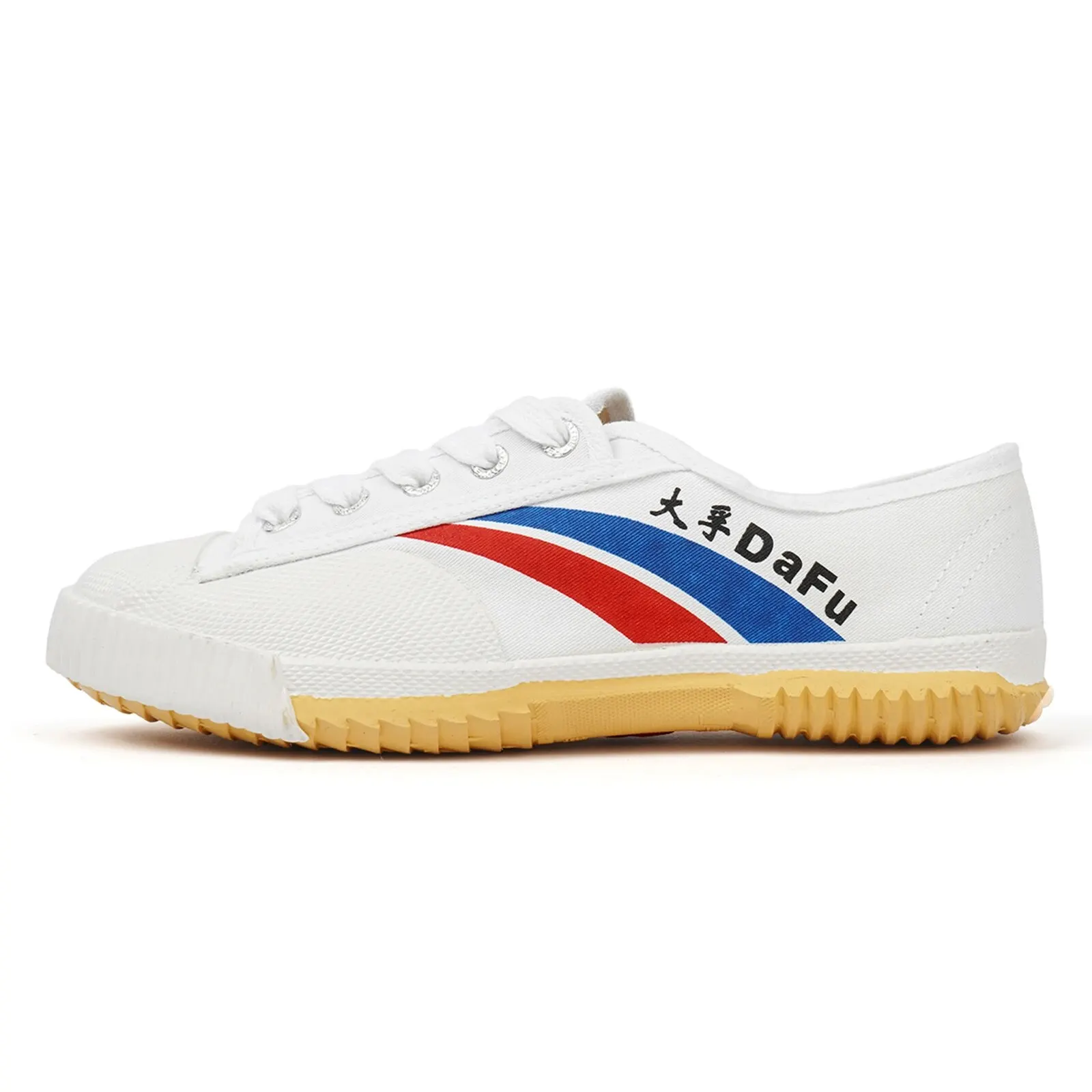 Sapatos de treinamento clássico original Dafu-Kungfu, tênis de artes marciais, branco, 3002