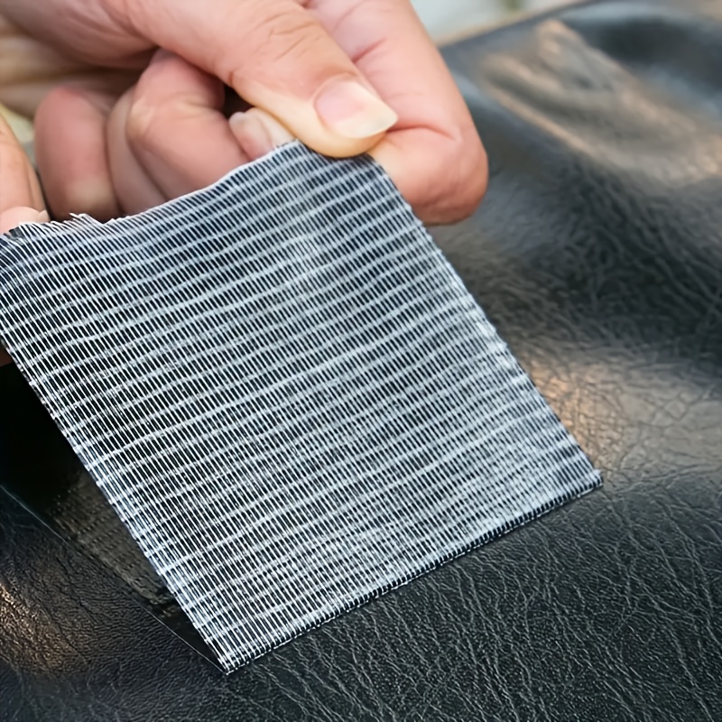 Fita de reparo de couro de 5m/196 polegadas, peça autoadesiva para assento de móveis, reparo de rachaduras e desgaste