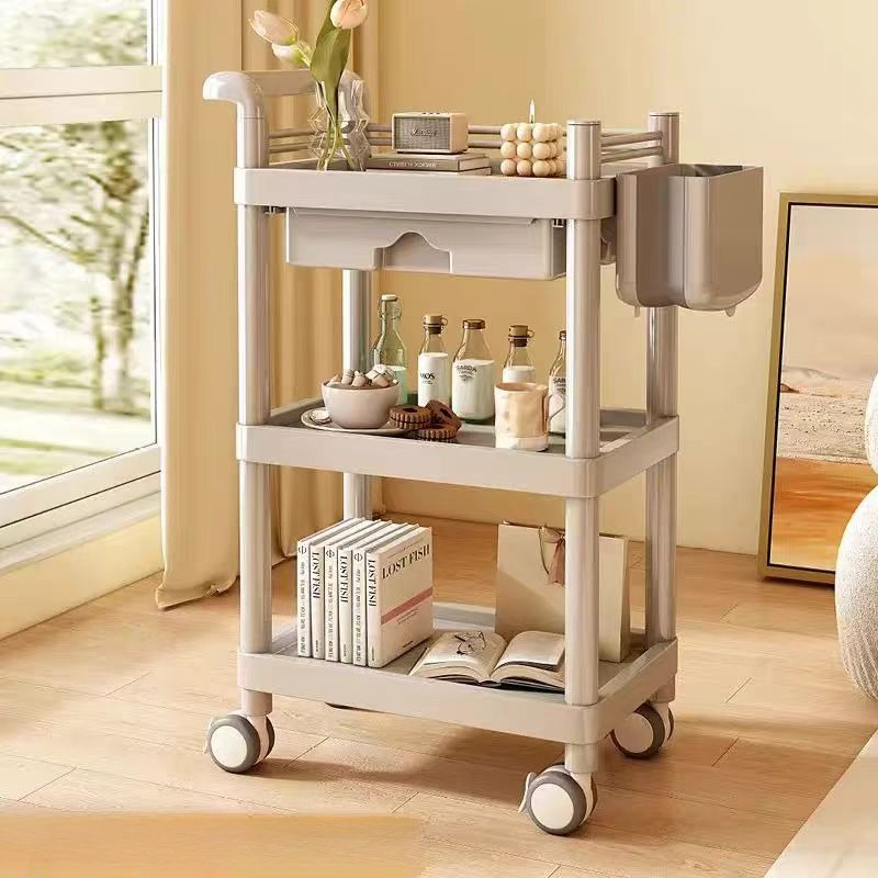 Carrello professionale per salone di bellezza Carrello portaoggetti per attrezzi Scaffale mobile Supporto per coppettazione Organizzatore di attrezzature per piccole bolle