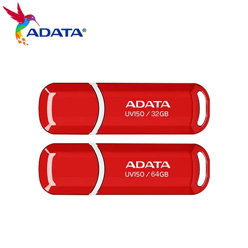 100% Original ADATA UV150 USB Flash Drive 32GB 64GB 128GB 256GB USB 3.2 High Speed Pendrive Mini U Stick USB Memory Stick