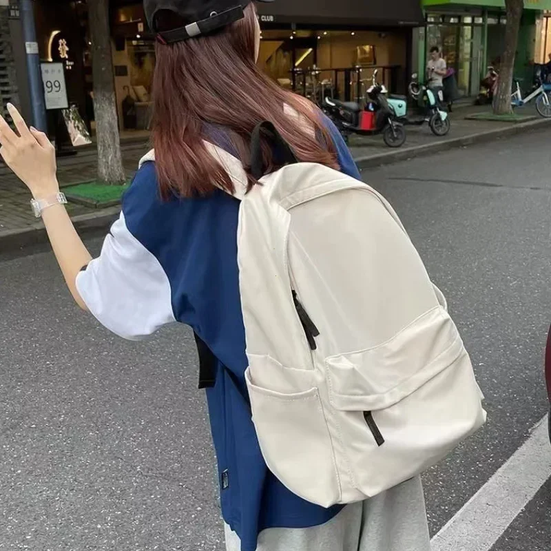 Zaini a tracolla Zaino versatile per studentessa Borsa da viaggio impermeabile di grande capacità Borsa per computer in nylon lavabile unisex