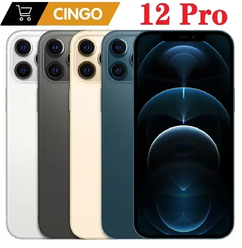 iPhone 12 Pro 5G LTE 6,1 '' 6GB y 128/256GB IOS teléfono móvil iphone 12pro A14 Bionic 12MP teléfono móvil