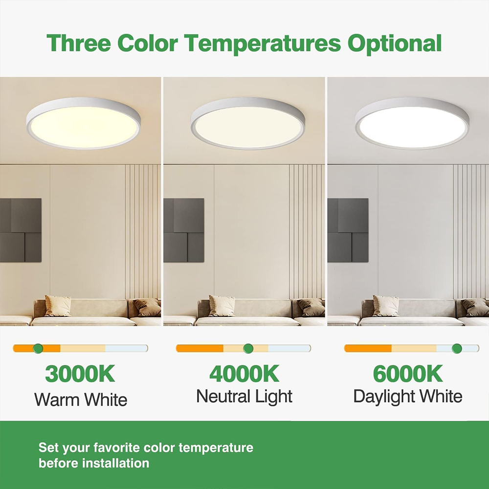 Wasserdichte und insekten sichere runde LED-Decken leuchte Decken leuchte Badezimmer Wohnzimmer Schlafzimmer Haupt beleuchtung Beleuchtung