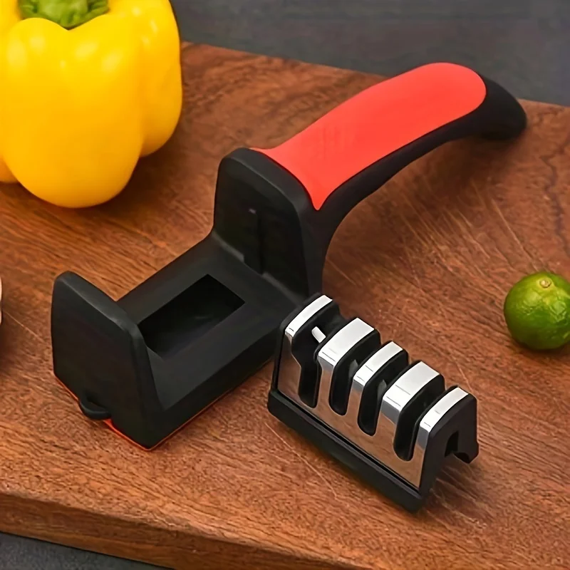 A Multifunctional Handheld Tool Sharpener，with Removable Grinding Head - Durable Plastic，Manual Operation