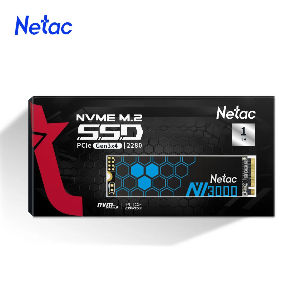 Netac SSD NVMe M2 250GB 500GB SSD 1TB 2TB SSD M.2 2280 PCIe3.0X4 Internal Solid State Drive Disk for Laptop Desktop