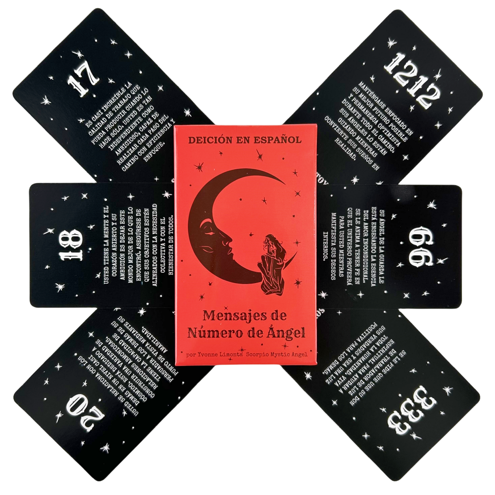 Oráculo En Español, mensajes de número de Ángel, 53 cartas, números angelicales หมายเลขนางฟ้าข้อความไพ่ทาโรต์ในอนาคต