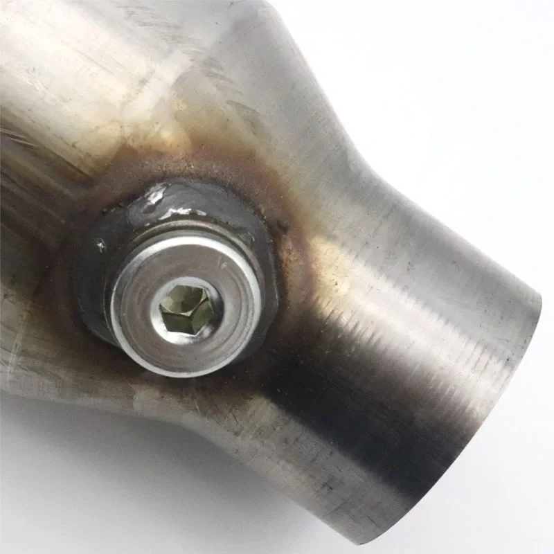 2'' 2.25'' 2.5'' 3" Universal Catalytic Converter Oxygen Sensor 400Cells High Flow Muffler Catalyst Converter Round Stainless