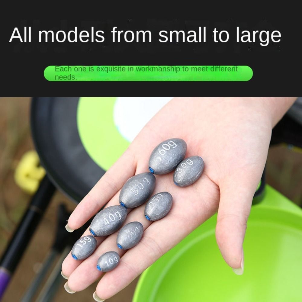 5 шт., рыболовные свинцовые брикеты с пластиковой вилкой