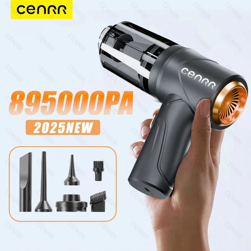 CENRR 895000PA Mini aspiradora de coche fuerte scución potente soplador de aire aspiradora portátil de mano para coche