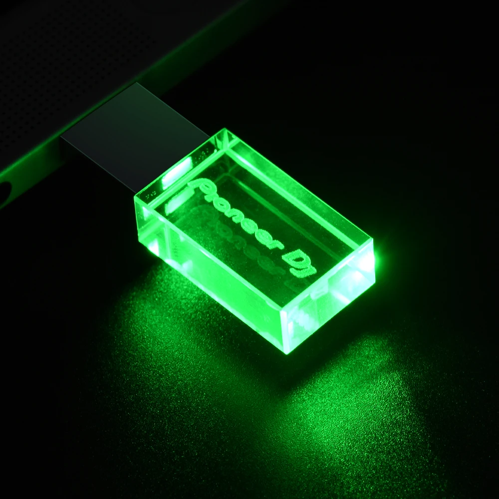 Clé USB LED colorée 128 go, haute vitesse, pour écriture, lecture, clé USB Pioneer DJ Premium, 64 go 32 go 16 go 8 go
