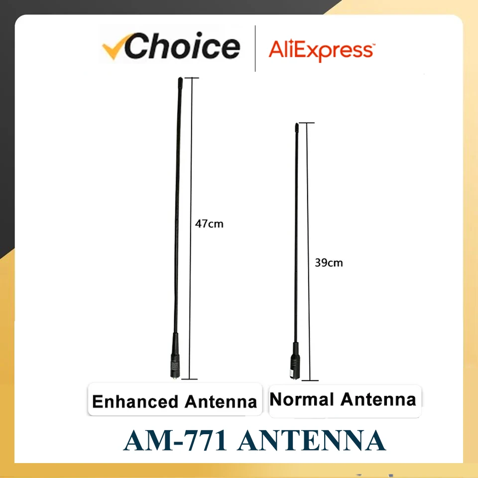 AM-771 Walkie Talkie SMA-Vrouwelijke Antenne 108-136Mhz Air Band Zachte Zweep Antenne Voor Quansheng UV-K5 UVK-6 AR-830 Radio Accessoires