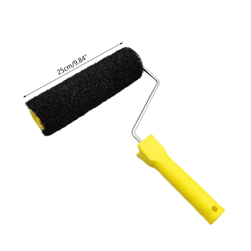 Ergonomic 9.8 นิ้วแปรงลูกกลิ้ง Putty Roller ลูกกลิ้งทำความสะอาดลูกกลิ้งพิเศษสำหรับ Putty สำหรับใช้ Putty & Rolling