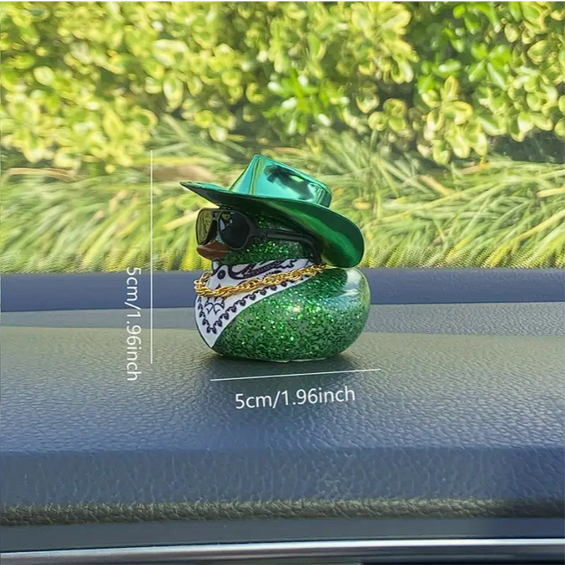 Duck Car Ornament - Rubber Duck Perfect Gift for Duck Lovers - Car Duck Interior Decoration Accessories