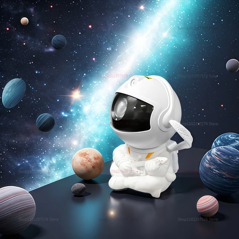 Proiettore galassia Luce notturna a LED Proiettore stellare Proiettore astronauta Luce galassia per la camera da letto decorativa domestica Regalo per bambini