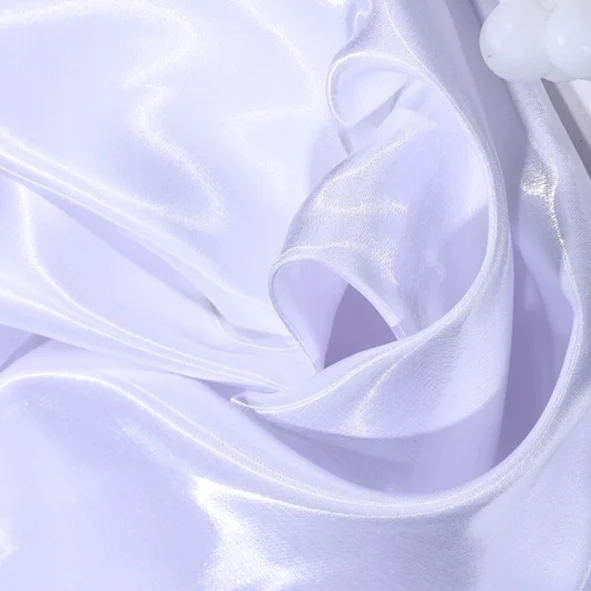 Kleidung Stoff Kristall Seide Satin Polyester Material Flash knusprige Stoff Kleid Wind jacke Mantel Bühne Design Stoff pro Meter