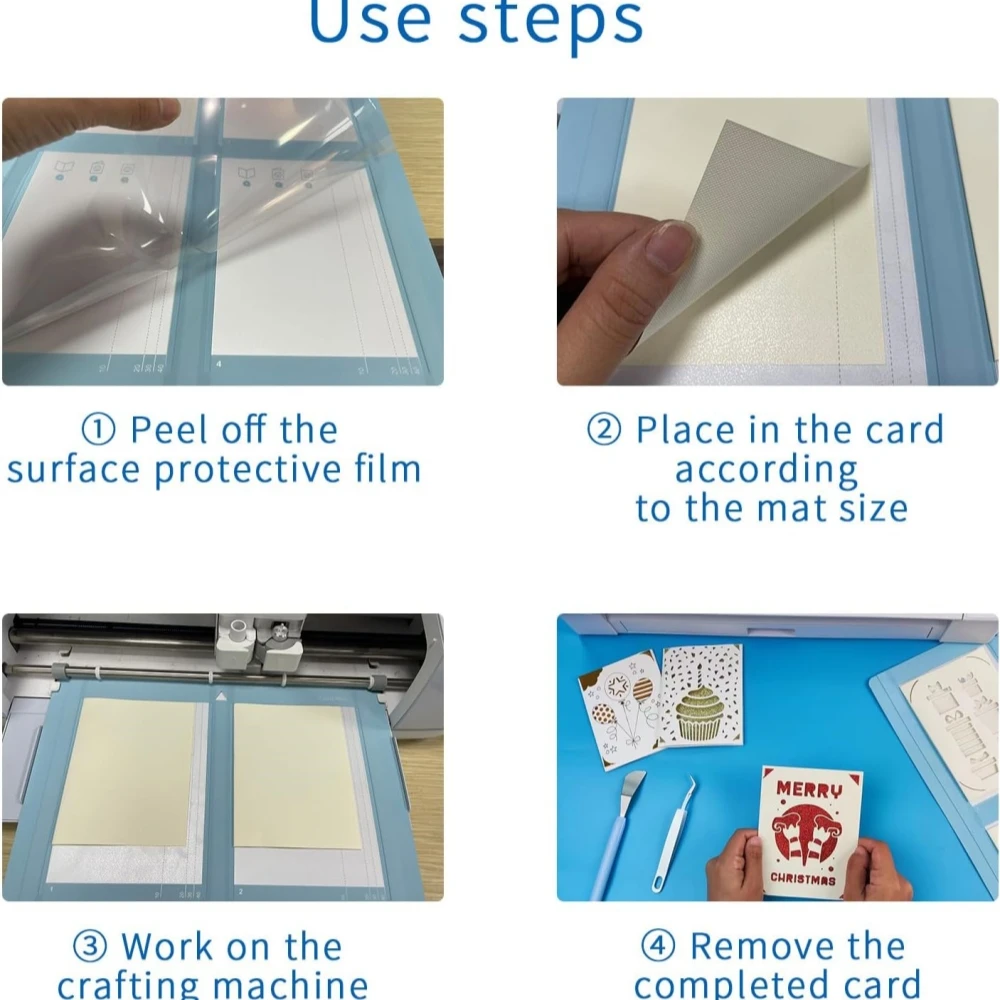 13*16.25in cutting mat for Maker/Explore, featuring a non-slip design, perfect for large-scale card making.