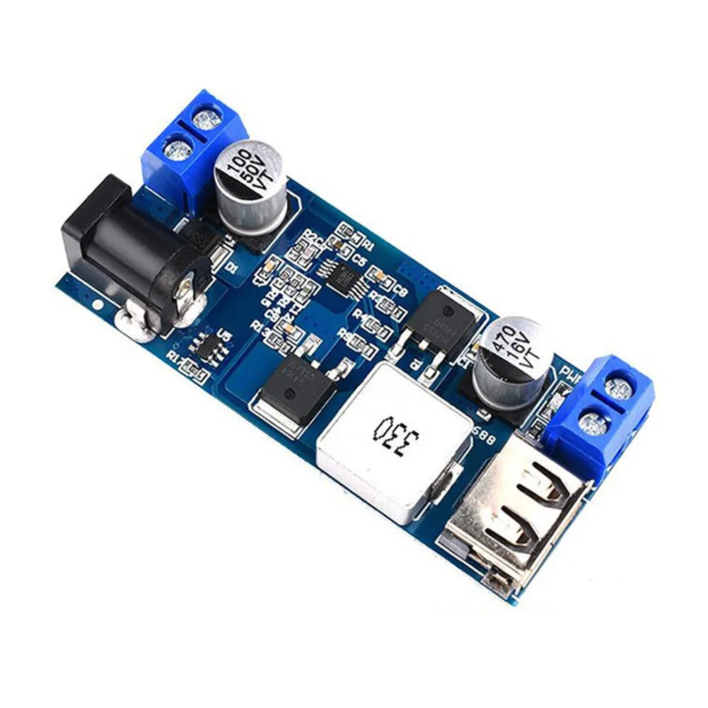 DC-DC 24V/12V Zu 5V 5A Step Down Netzteil Buck Converter Ersetzen LM2596S Einstellbare USB Step-down Lade Modul Für Telefon