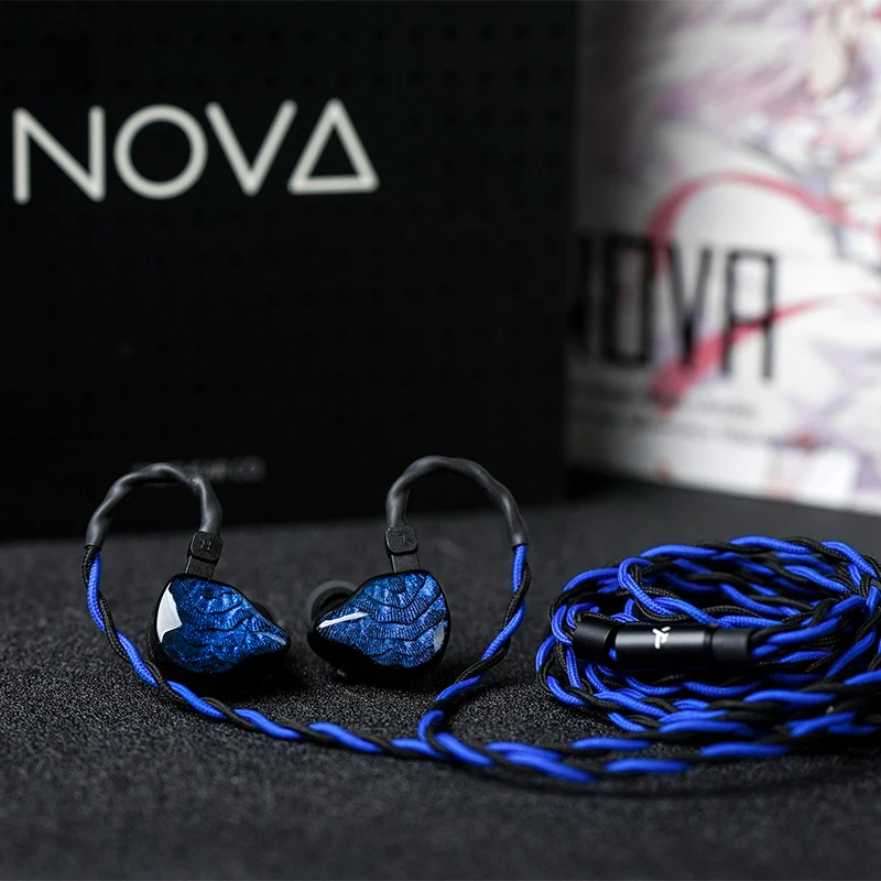 Truthear NOVA 1Dynamic 4 auriculares balanceados con cable de 0,78 y 2 pines