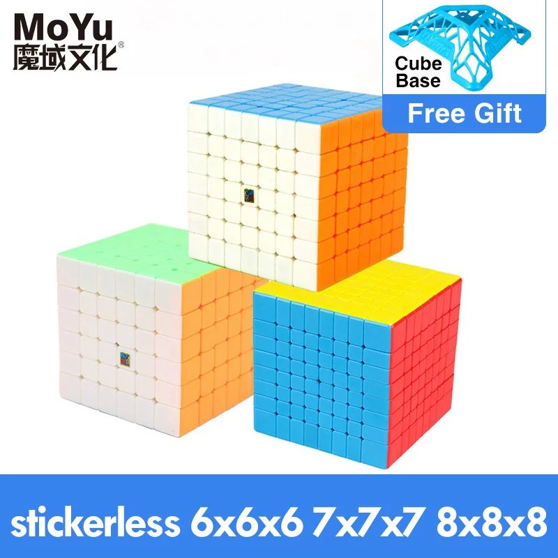 MOYU Magic Cube magnetic speed 7x7 9x9 8x8 professional Cube Weilong Wr M Meilong GTS 3m Kit 6x6 Cube for kids toys boys Puzzle