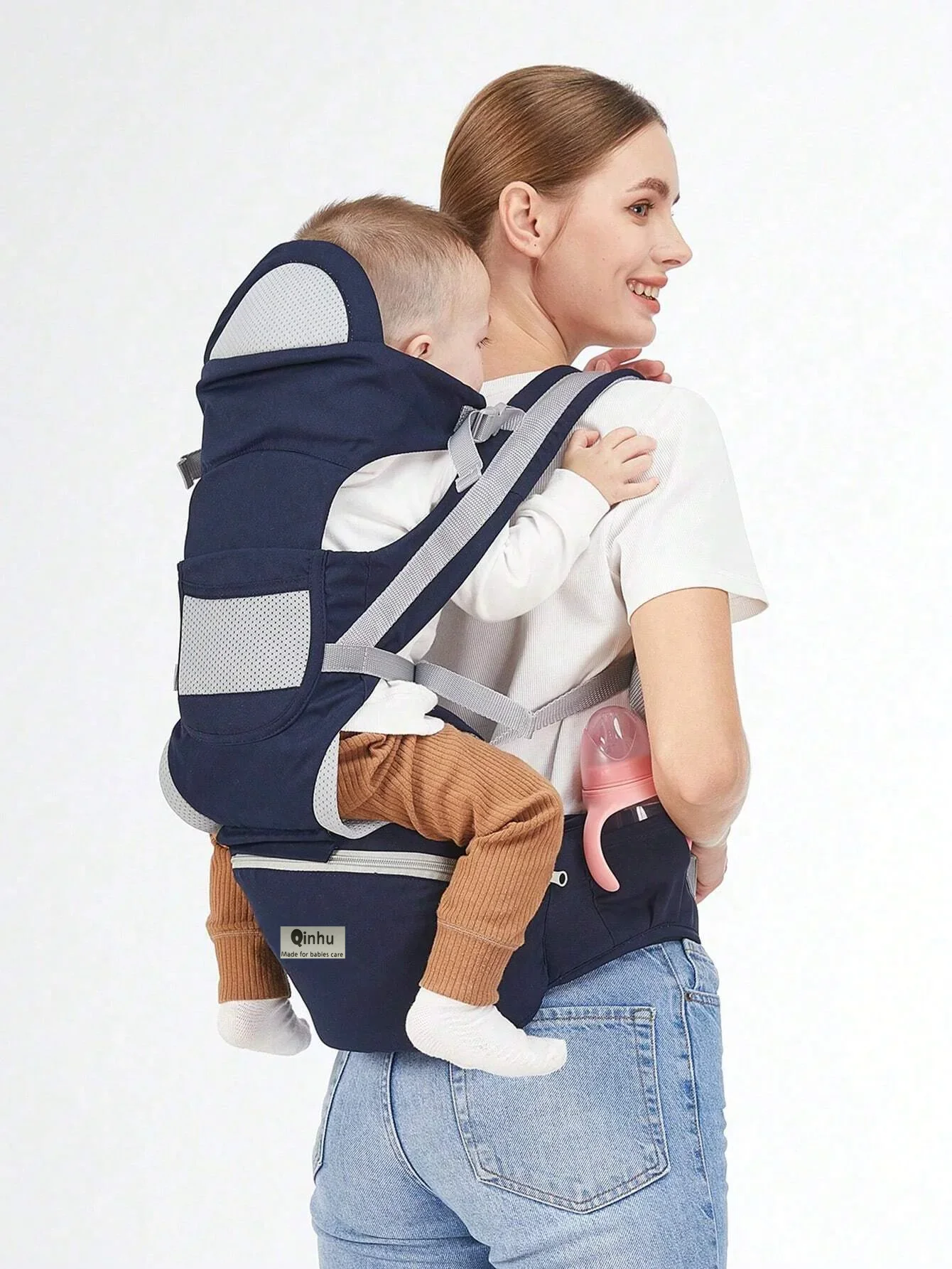 Nouveau porte-bébé ergonomique réglable avec siège de hanche, Portable et multifonctionnel, adapté aux voyages, aux loisirs et à un usage quotidien