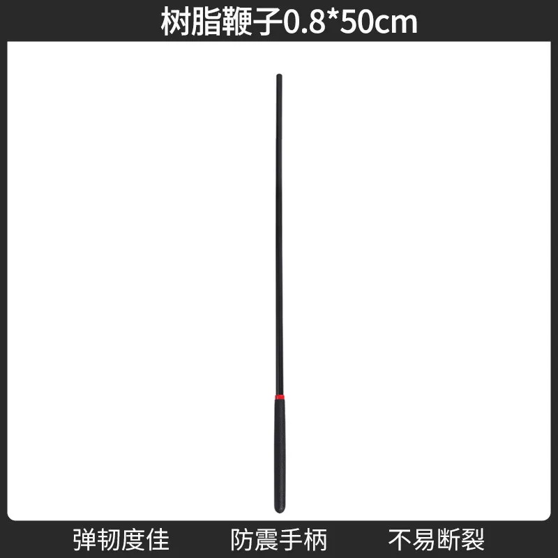 50CM Elasticità Materiale In Resina Frusta Diritta Equitazione Crop Flogger Nero Lucido Maniglia Copertura Paddle Slapper per l'addestramento dei cavalli