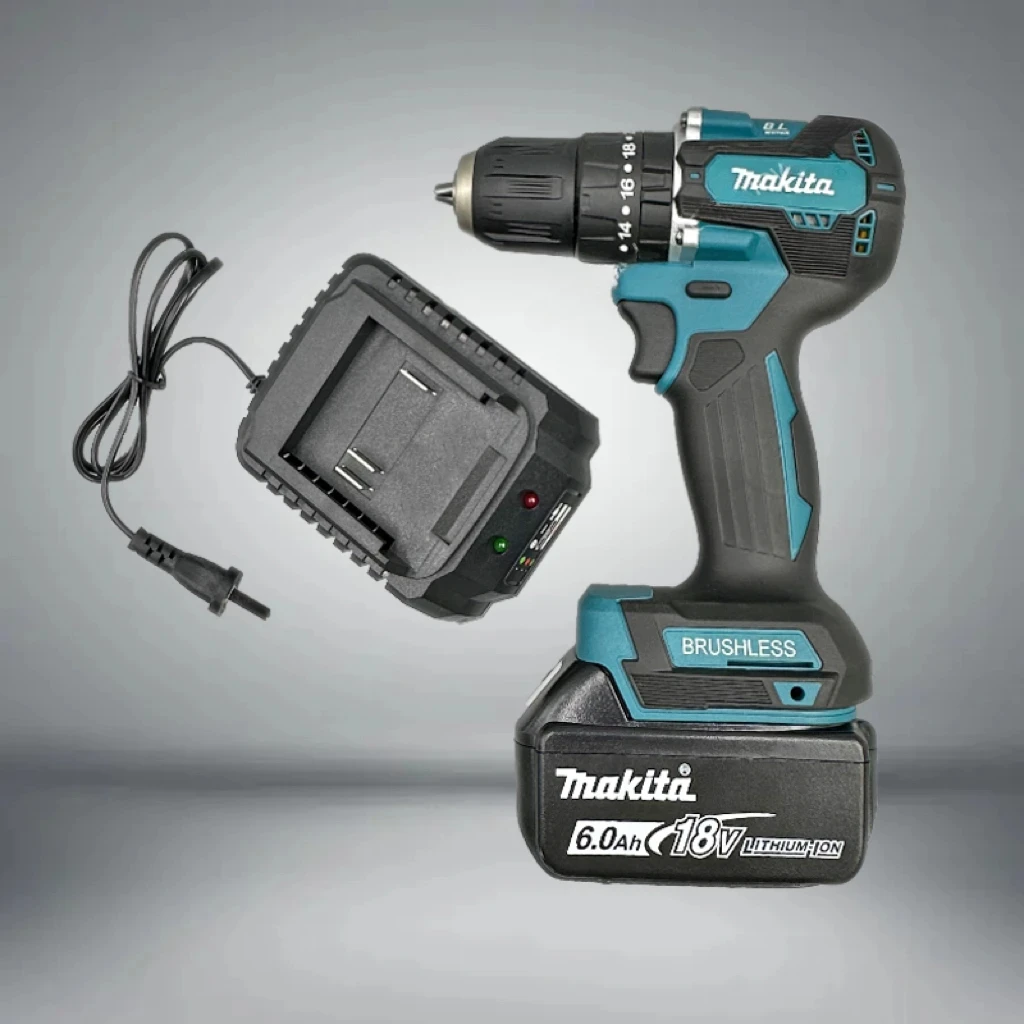 Makita DDF487 Cordless Electric Screwdriver Brushless Motor Multifunctional 18V Charging Driller Electric Tool